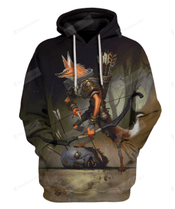 Red Hunter 3D All Over Print Hoodie