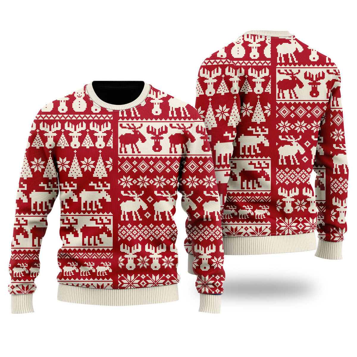 Redmas Fancy Ugly Christmas Sweater Ugly Sweater For Men Women