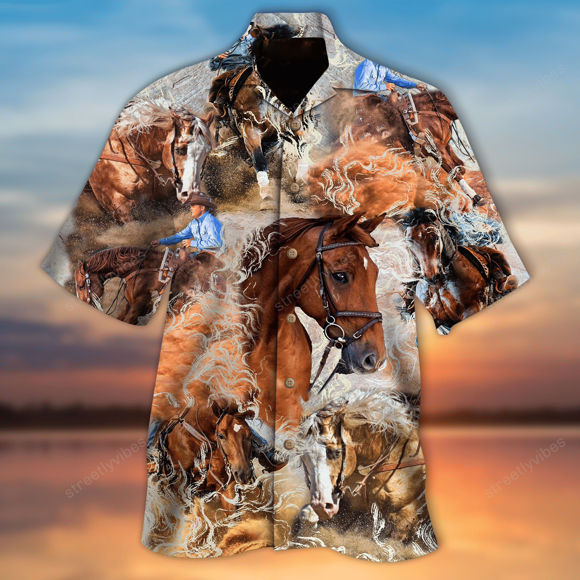 Reining With Passion Hawaiian Shirt Hawaiian Shirt For Men