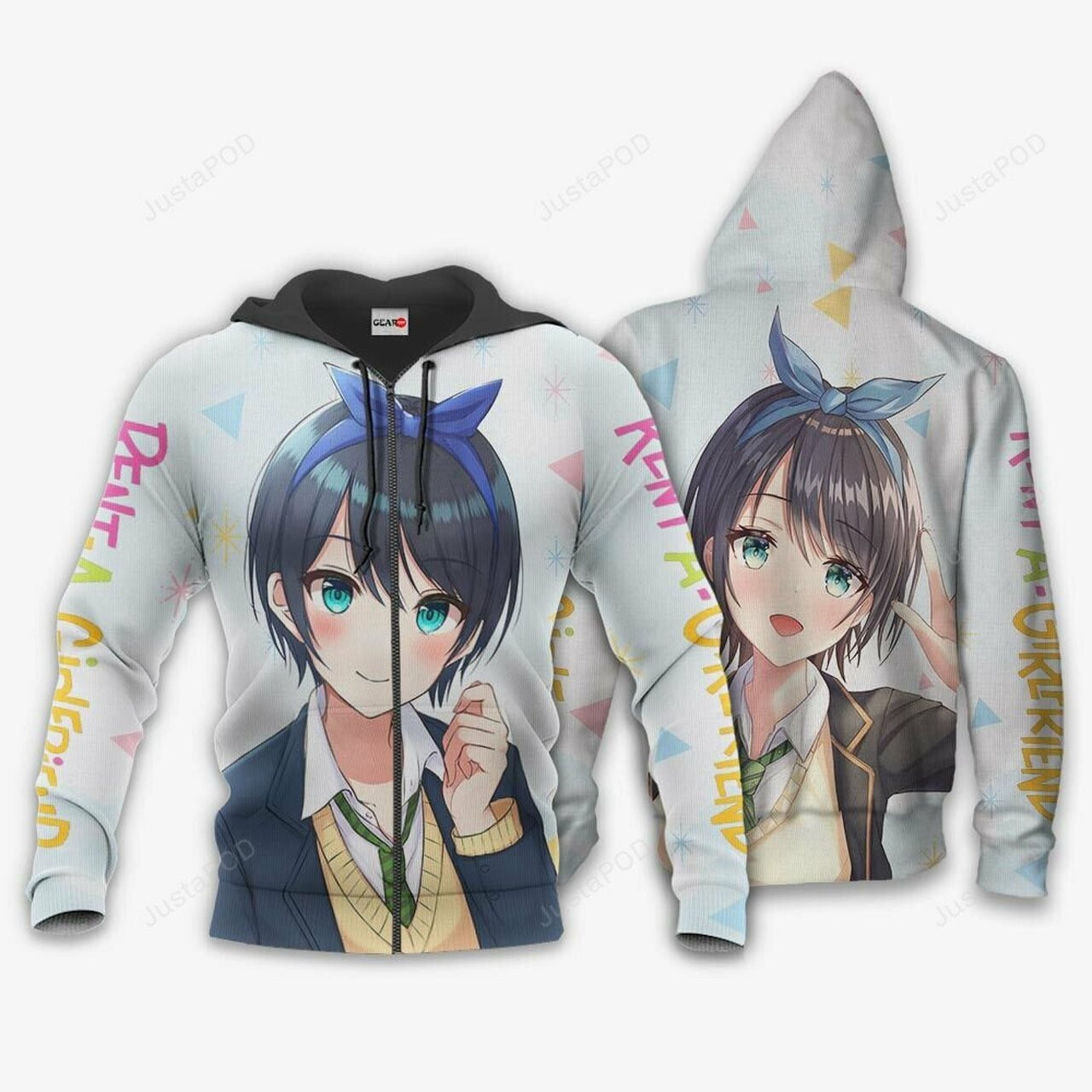 Rent A Girlfriend Ruka Sarashina 3d All Over Print Hoodie