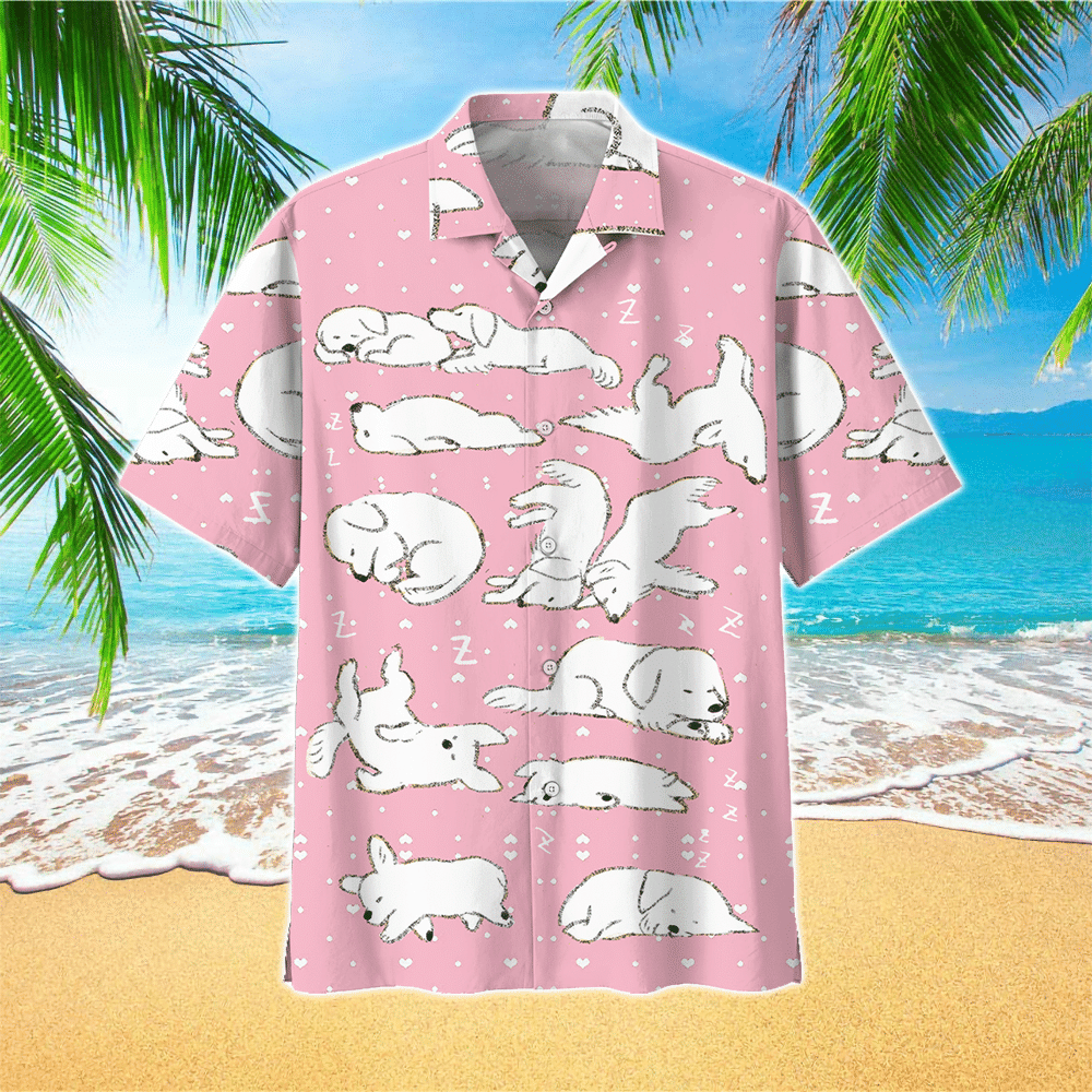 Retriever Dog Hawaiian Shirt For Men Retriever Dog Lover Gifts Shirt for Men and Women