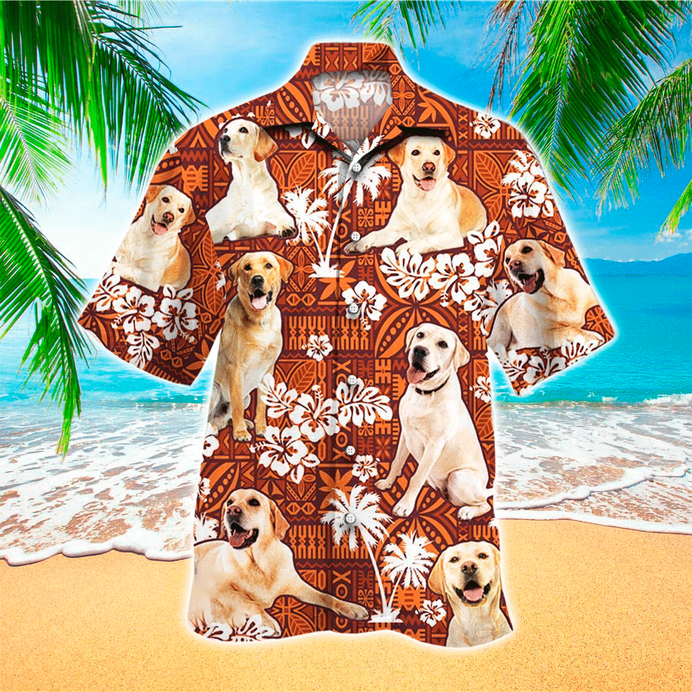 Retriever Dog Hawaiian Shirt Perfect Dog Terrier Clothing Shirt for Men and Women