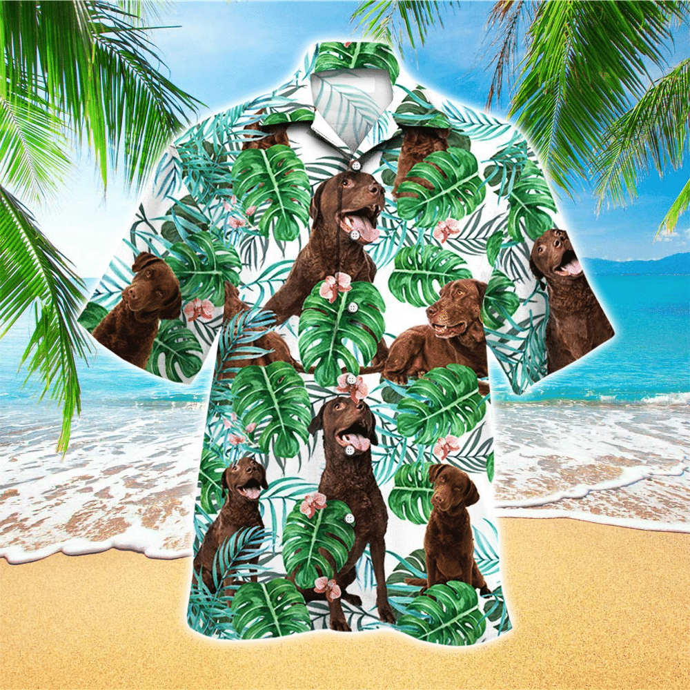 Retriever Dog Shirt Retriever Dog Hawaiian Shirt For Dog Lovers Shirt for Men and Women