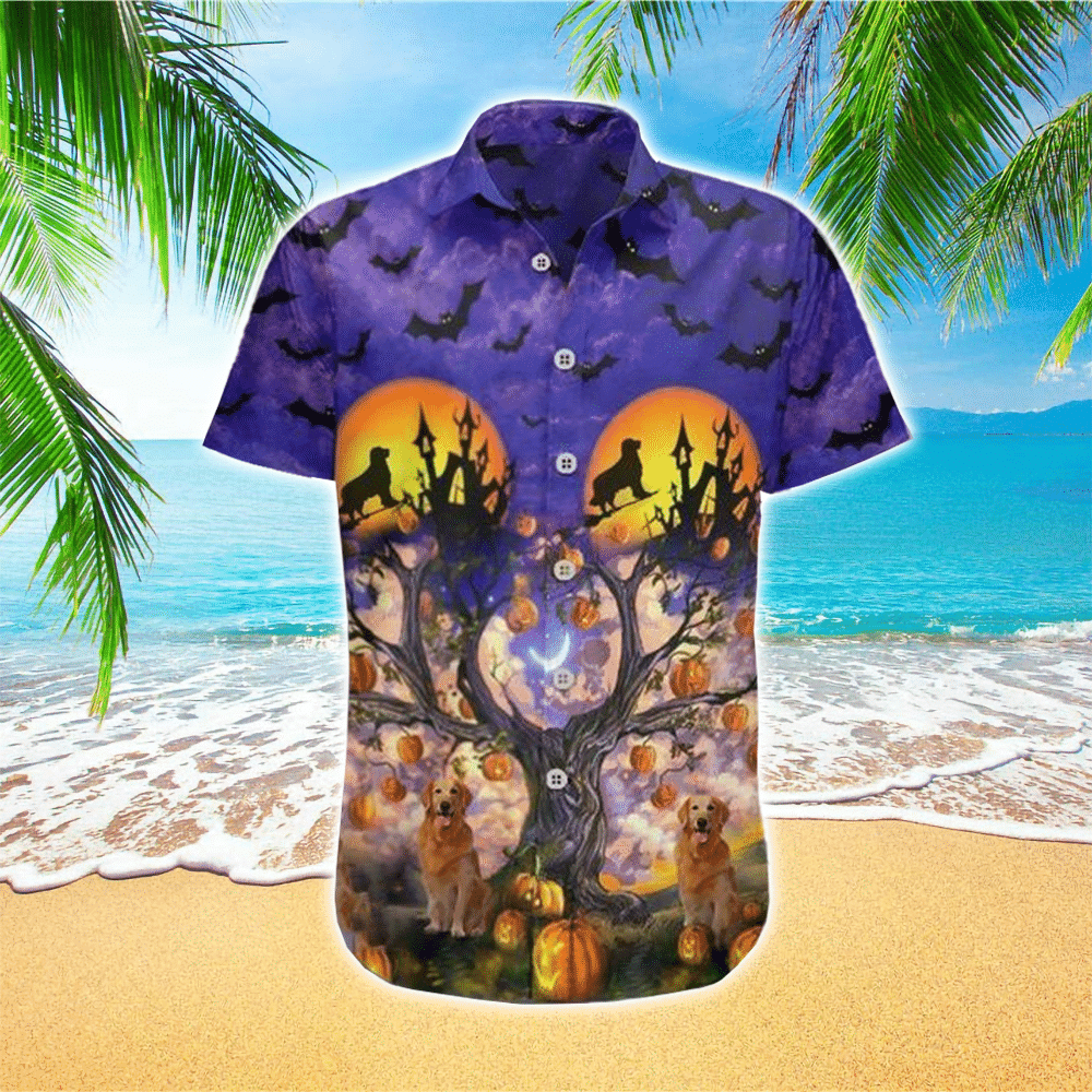 Retriever Dog Shirt Retriever Dog Hawaiian Shirt For Dog Lovers Shirt for Men and Women