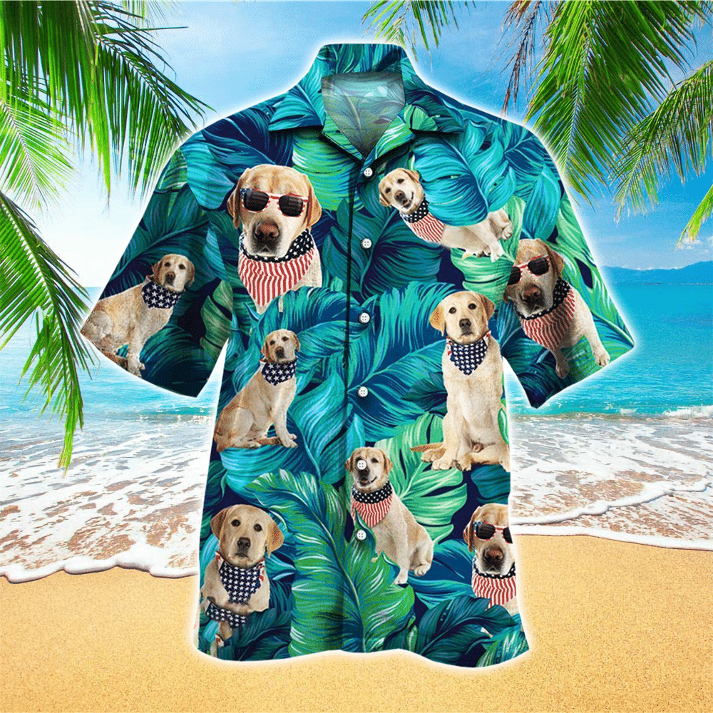 Retriever Dog Shirt Retriever Dog Hawaiian Shirt For Dog Lovers Shirt for Men and Women