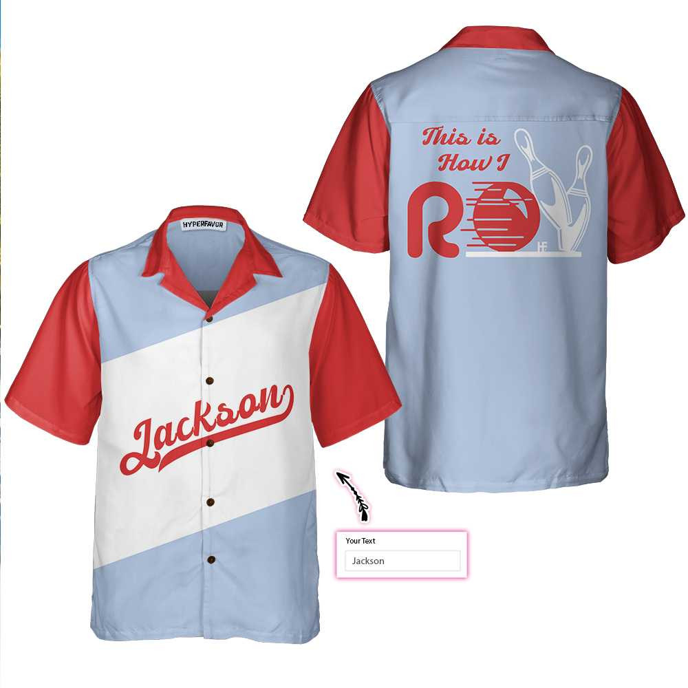 Retro Bowling Custom Hawaiian Shirt Personalized Bowling Shirt Best Gift For Bowling Players