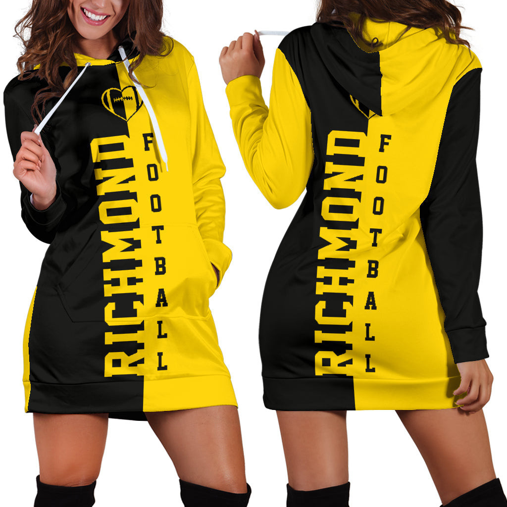 Richmond Football Hoodie Dress 3d All Over Print For Women Hoodie