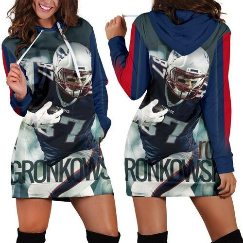 Rob Gronkowski Hoodie Dress Sweater Dress Sweatshirt Dress 3d All Over Print For Women Hoodie