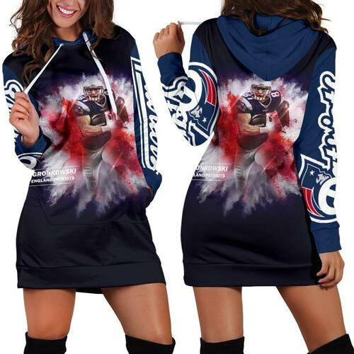 Rob Gronkowski Hoodie Dress Sweater Dress Sweatshirt Dress 3d All Over Print For Women Hoodie