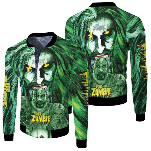 Rob Zombie Legend Horror Movie Halloween Fleece Bomber Jacket