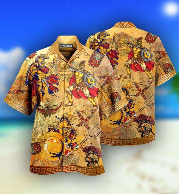Rome All Roads Lead To Rome Roman Warrior Limited Edition - Hawaiian Shirt - Hawaiian Shirt For Men