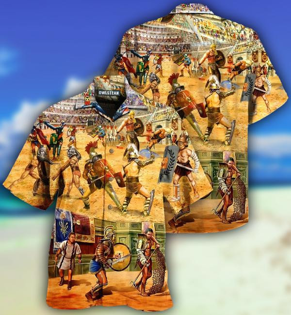 Rome Be A Warrior Not A Worrier Limited - Hawaiian Shirt - Hawaiian Shirt For Men