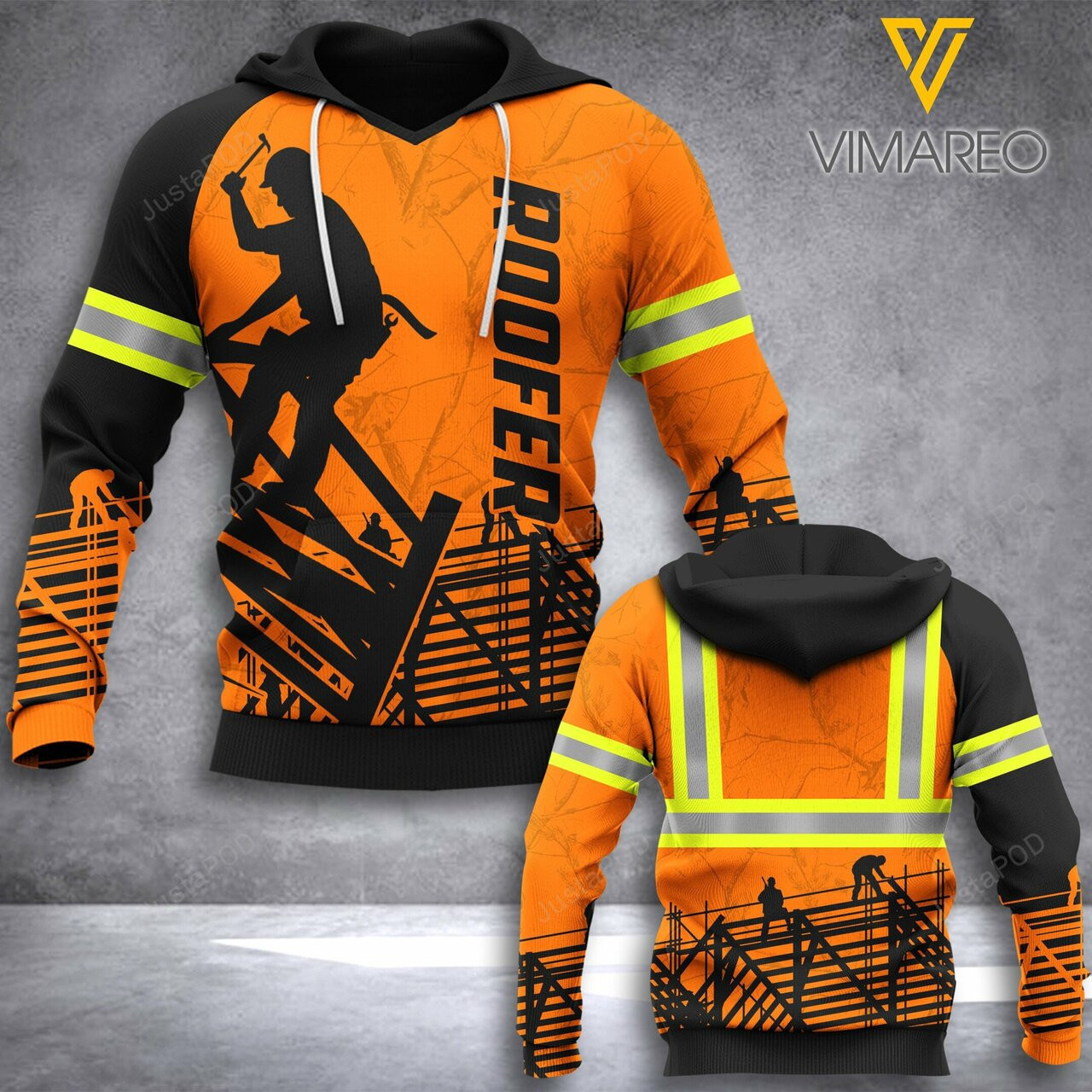 Roofer 3d All Over Print Hoodie