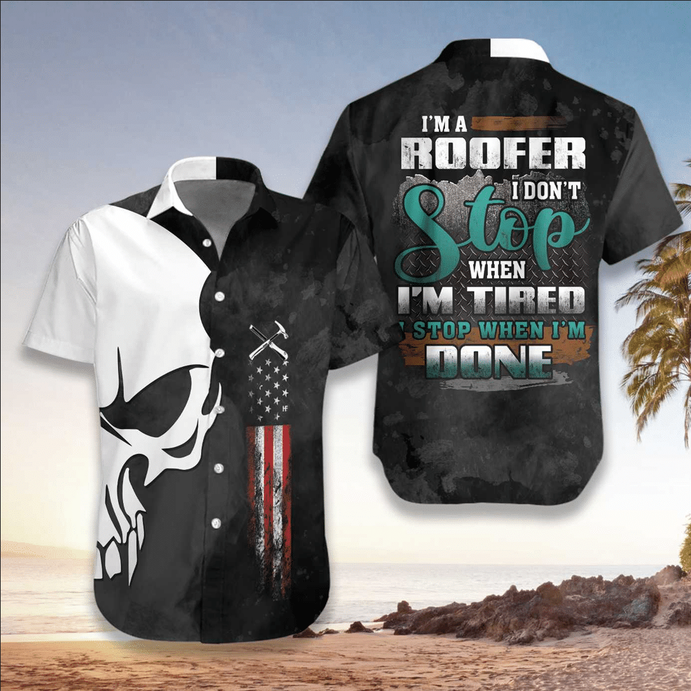 Roofer Hawaiian Shirt For Men Roofer Lover Gifts Shirt for Men and Women