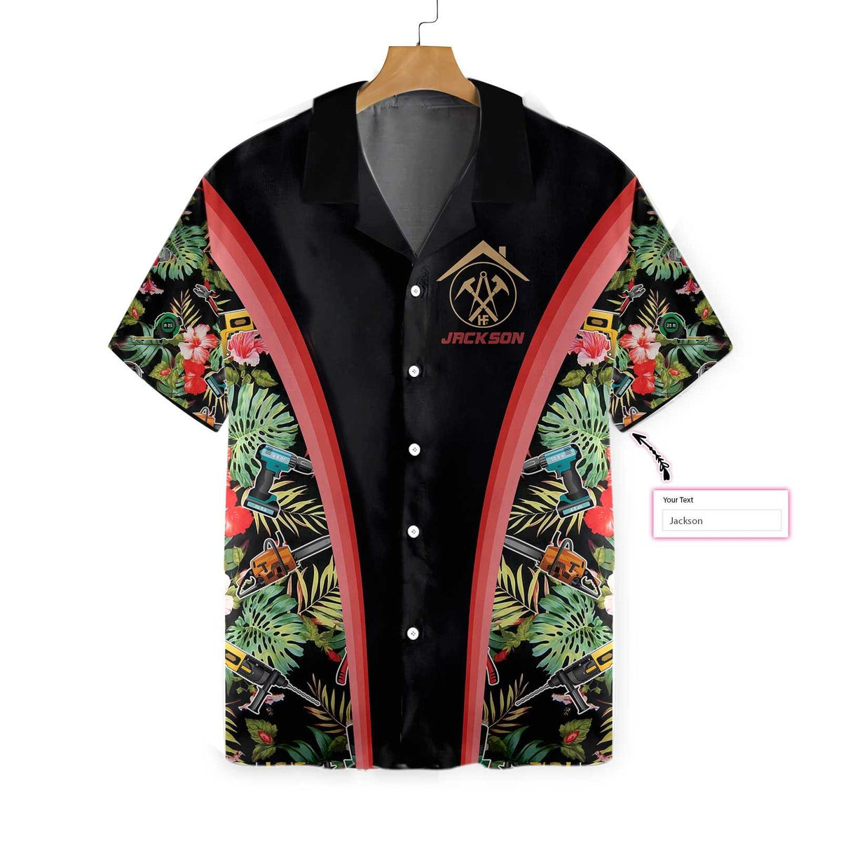 Roofer Tropical Custom Hawaiian Shirt