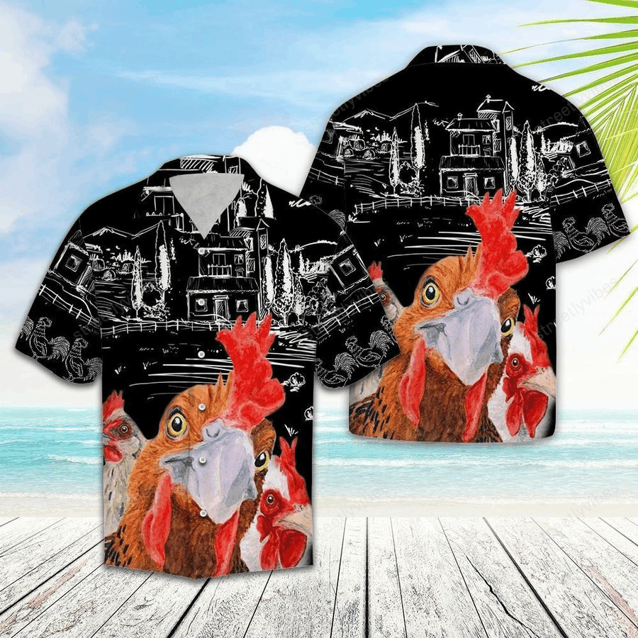 Rooster Lovers Hawaiian Shirt Hawaiian Shirt For Men