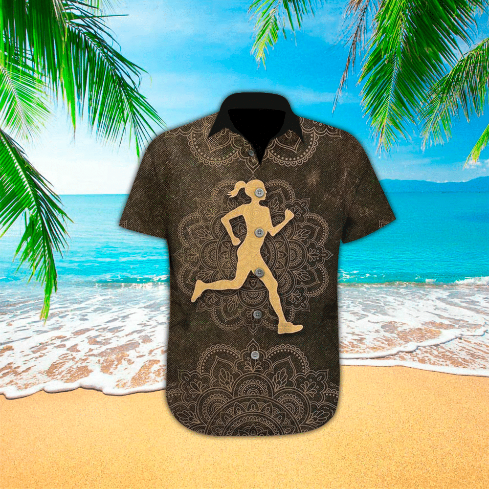 Running Shirt Running Hawaiian Shirt For Running Lovers Shirt for Men and Women