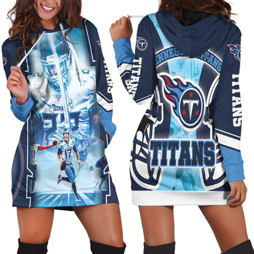 Ryan Tannehill 17 Tennessee Titans Afc South Champions Super Bowl 2021 Hoodie Dress Sweater Dress Sweatshirt Dress