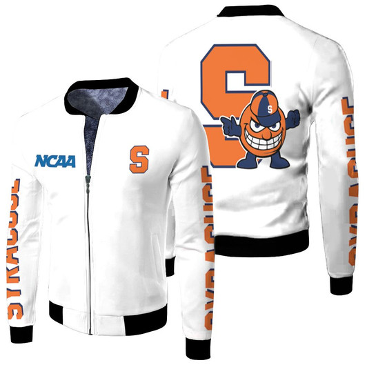 S200318211638Fjl Syracuse Orange Ncaa Bomber Jacket Fleece Bomber Jacket