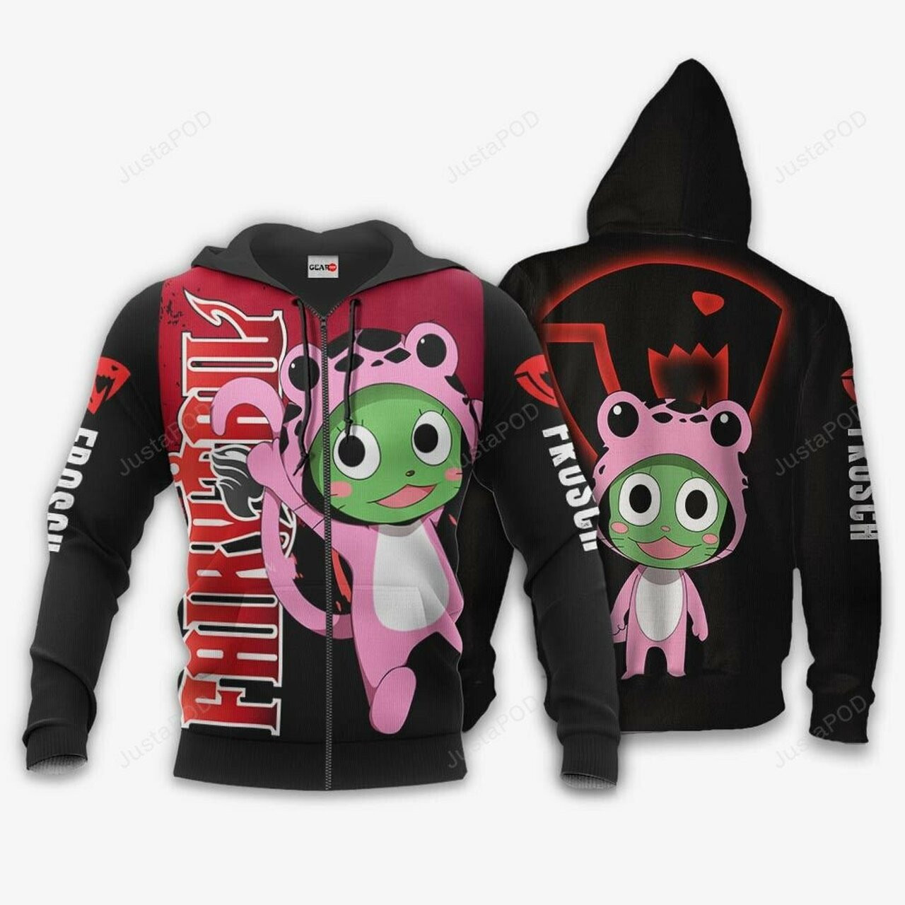 Sabertooth Frosch Fairy Tail Anime 3d All Over Print Hoodie