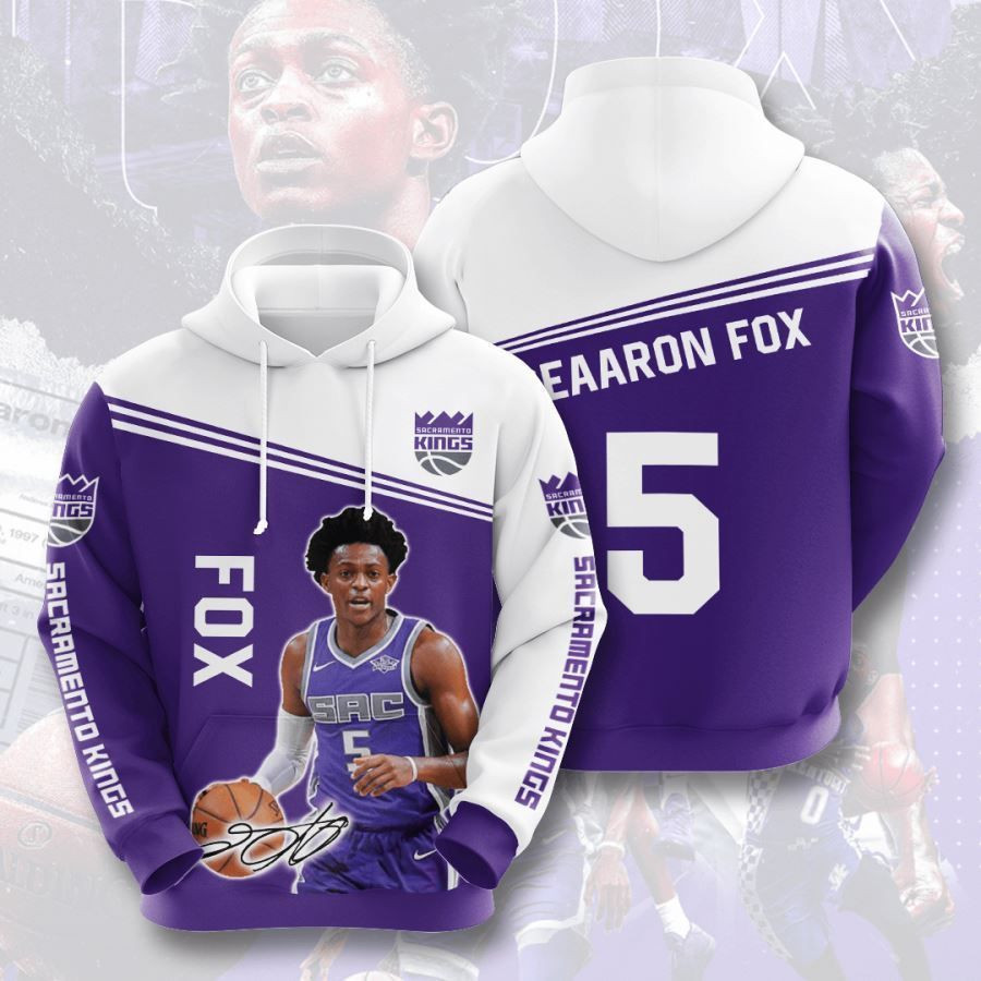 Sacramento Kings No1705 Custom Hoodie 3D All Over Print