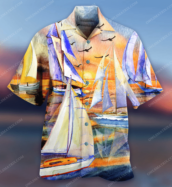 Sail Beach Sunset Limited Edition - Hawaiian Shirt Hawaiian Shirt For Men