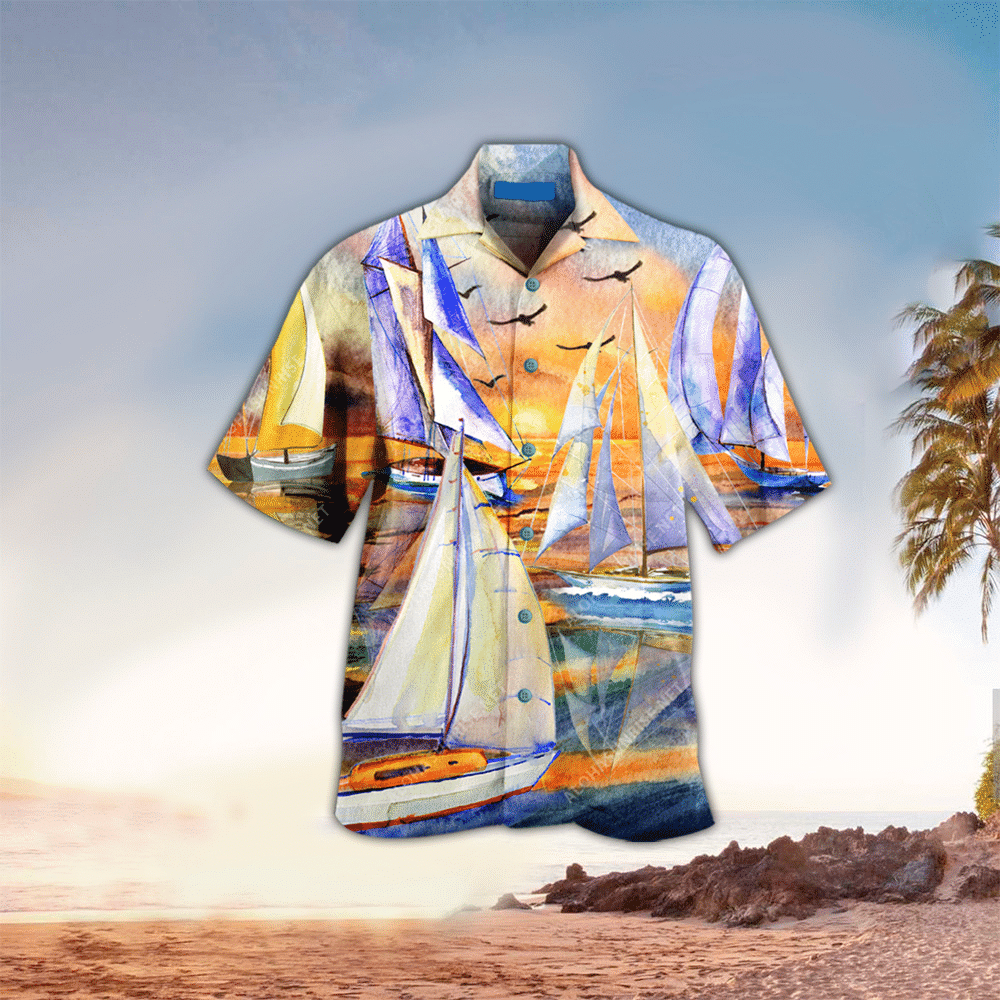 Sailing Hawaiian Shirt Perfect Gift Ideas For Sailing Lover Shirt for Men and Women