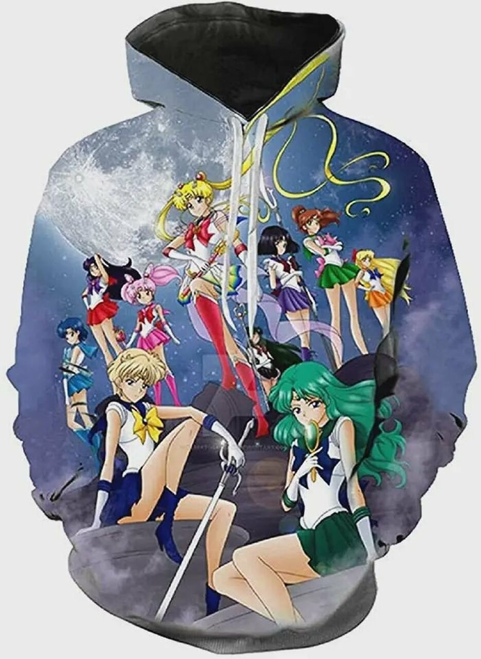 Sailor Moon 3d All Print Hoodie