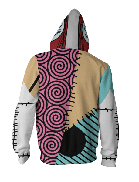 Sally Skellington Nightmare 3D All Over Print Hoodie