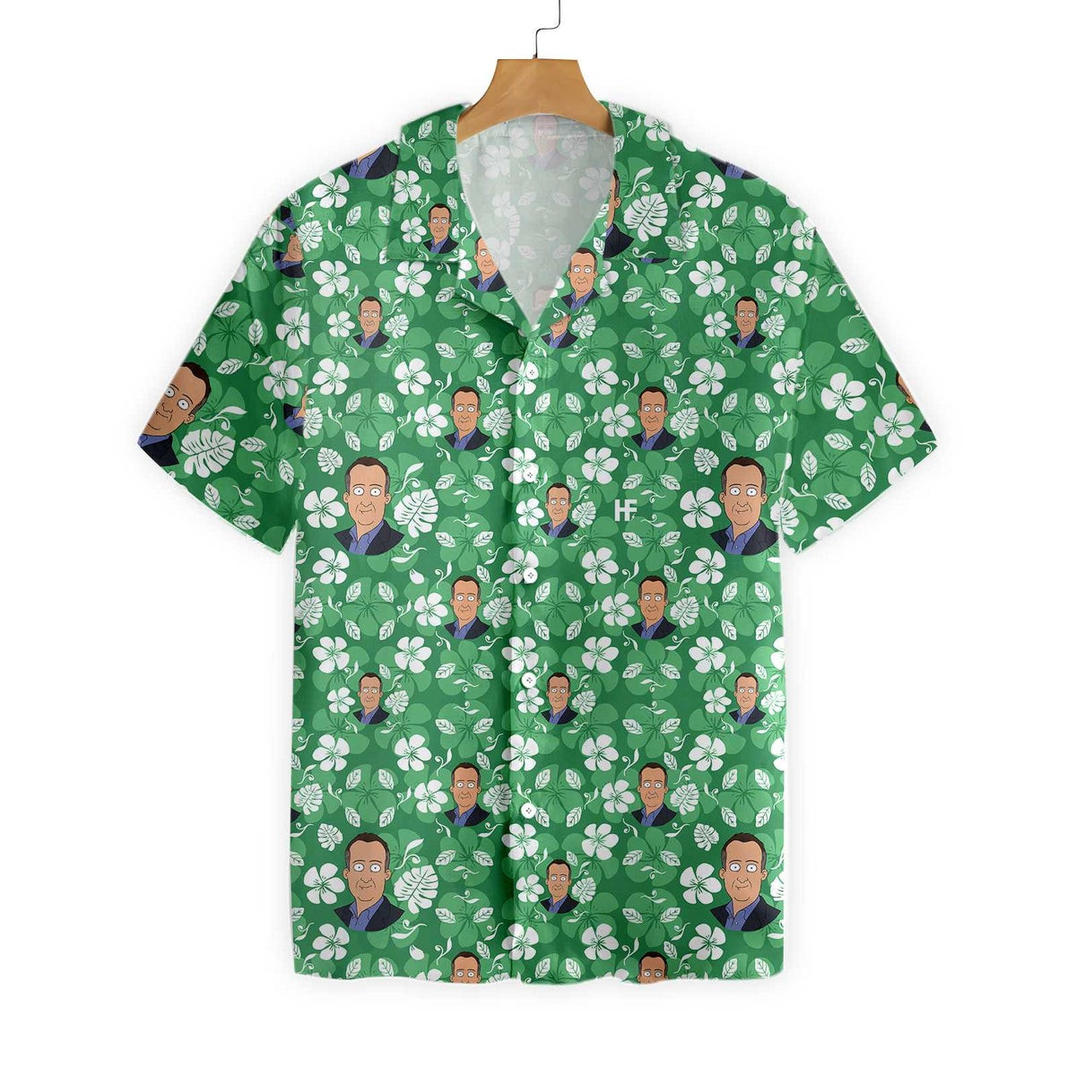 Sam Flowers Pattern Hawaiian Shirt