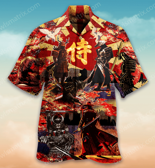 Samurai Don't Fear Of Death Fear The Unlived Life Samurai - Hawaiian Shirt Hawaiian Shirt For Men