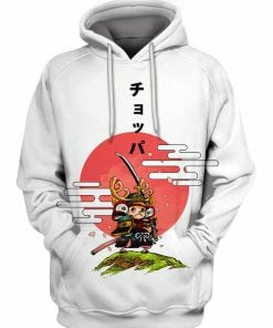 Samurai Reindeer 3d All Over Printed Hoodie