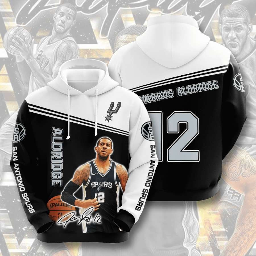 San Antonio Spurs No1710 Custom Hoodie 3D