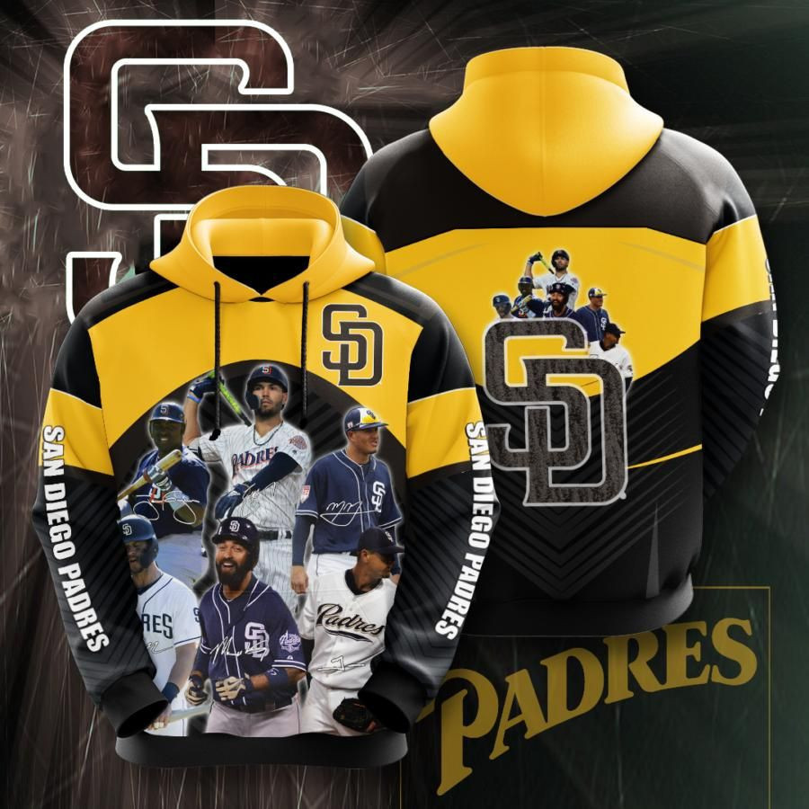 San Diego Padres No1717 Custom Hoodie 3D Size S to 5XL