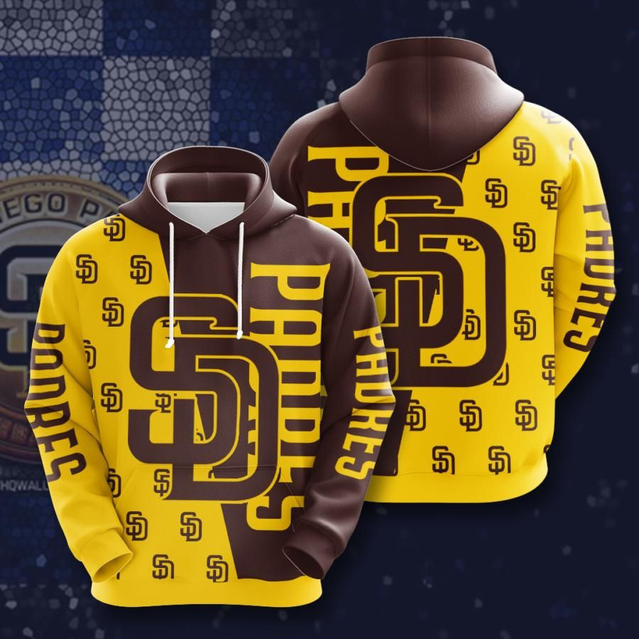 San Diego Padres No1719 Custom Hoodie 3D Size S to 5XL