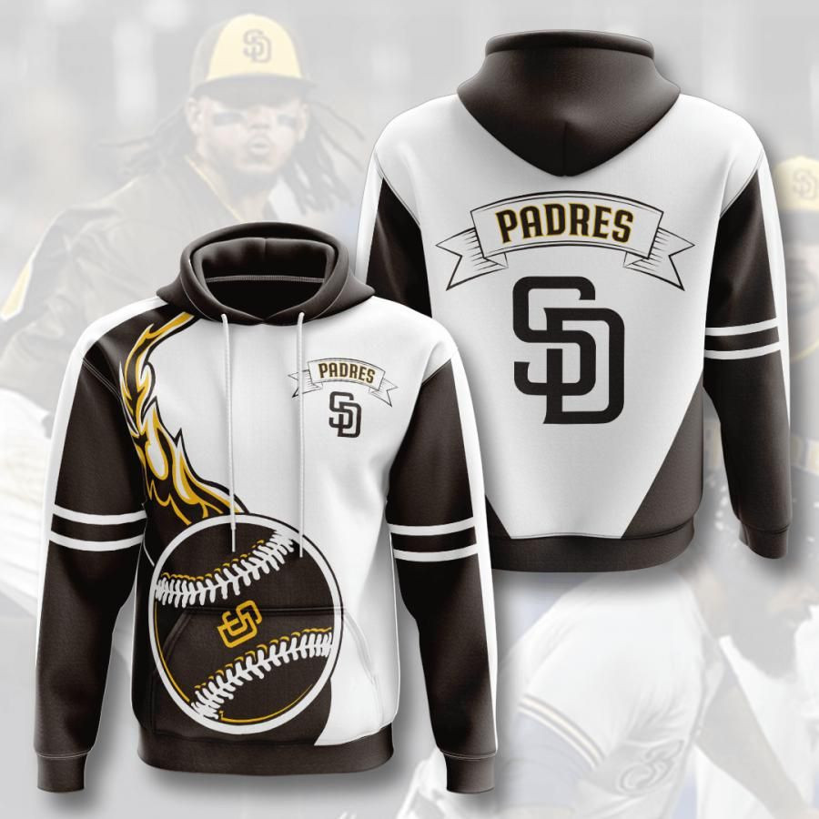 San Diego Padres No1720 Custom Hoodie 3D Size S to 5XL