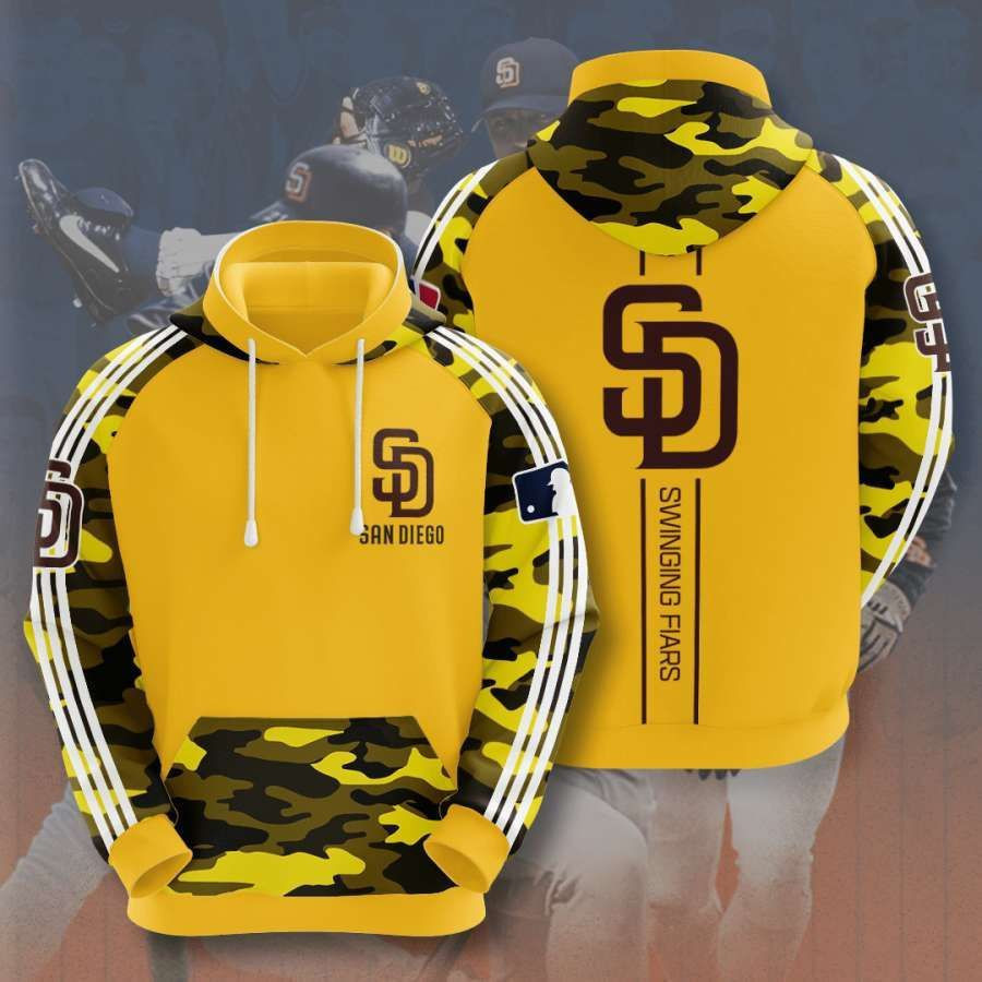 San Diego Padres No1721 Custom Hoodie 3D All Over Print