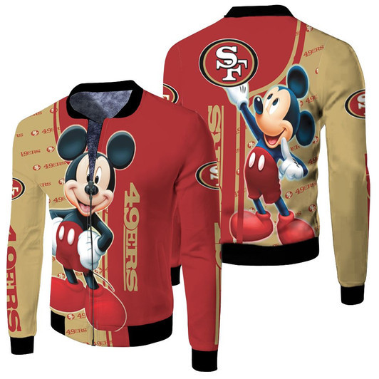 San Francisco 49Ers Fan Fleece Bomber Jacket