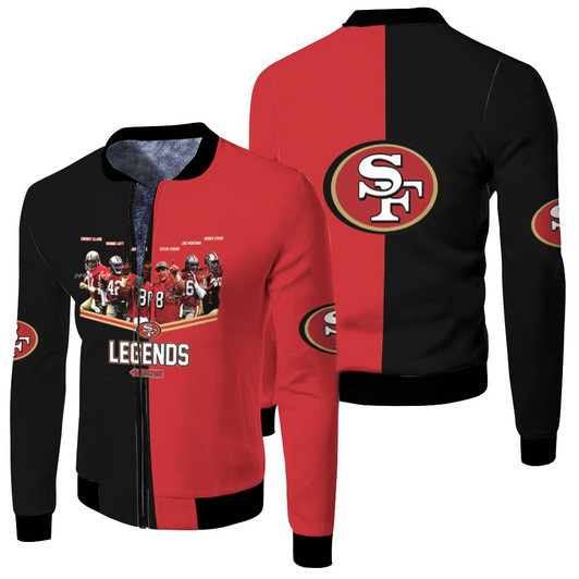 San Francisco 49Ers Legends Signed Fleece Bomber Jacket