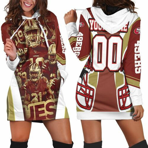 San Francisco 49ers 2021 Nfc West Division Super Bowl Personalized Hoodie Dress Sweater Dress Sweatshirt Dress
