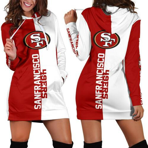 San Francisco 49ers Hoodie Dress Sweater Dress Sweatshirt Dress 3d All Over Print For Women Hoodie