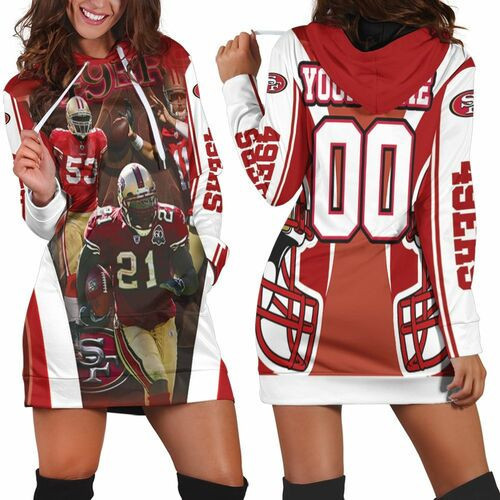 San Francisco 49ers Nfc West Division 2021 Super Bowl For Fans Personalized Hoodie Dress Sweater Dress Sweatshirt Dress