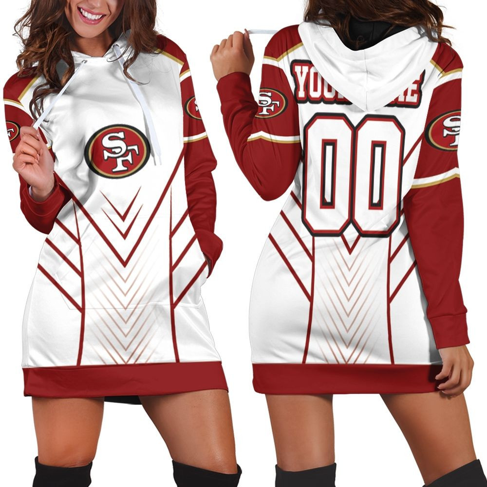 San Francisco 49ers Nfl Lover 3d Hoodie Dress Sweater Dress Sweatshirt Dress