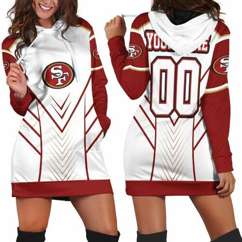 San Francisco 49ers Nfl Lover 3d Hoodie Dress Sweater Dress Sweatshirt Dress