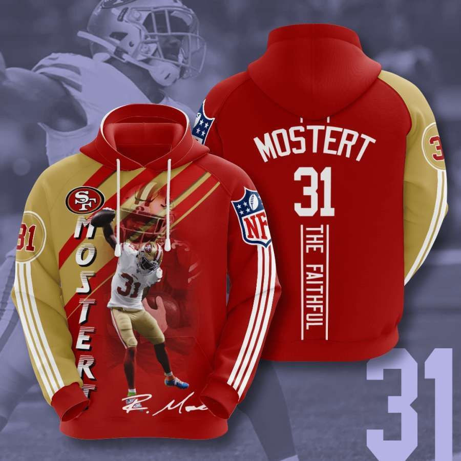 San Francisco 49ers No1739 Custom Hoodie 3D All Over Print