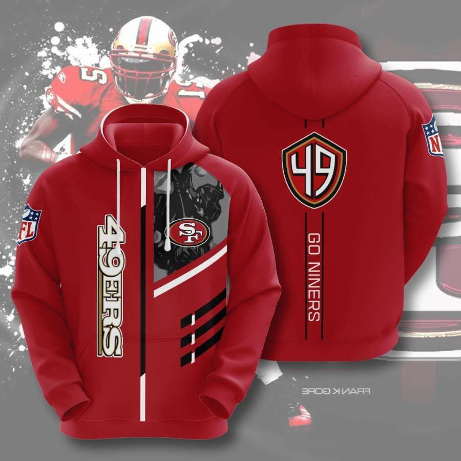 San Francisco 49ers No1741 Custom Hoodie 3D All Over Print