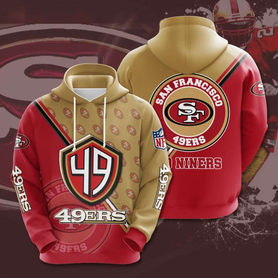 San Francisco 49ers No1743 Custom Hoodie 3D All Over Print