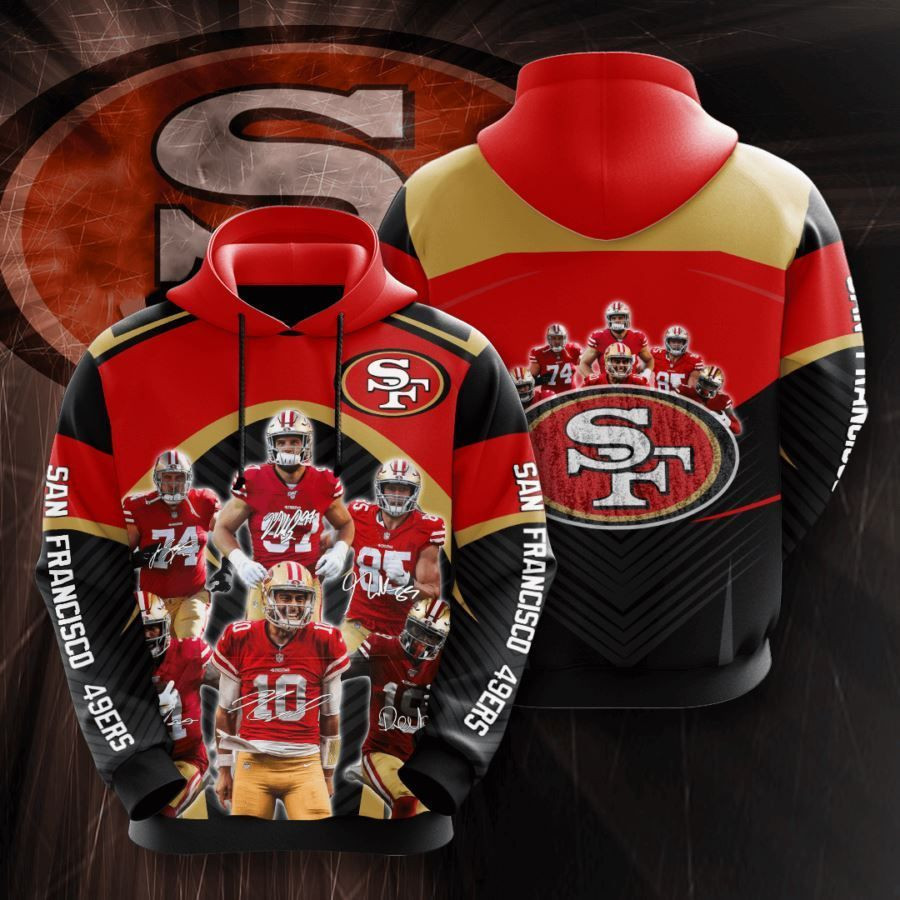 San Francisco 49ers No1744 Custom Hoodie 3D All Over Print