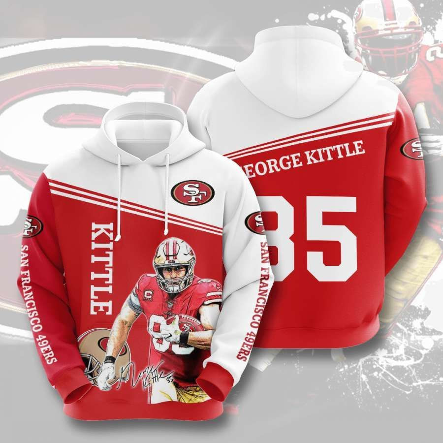 San Francisco 49ers No1752 Custom Hoodie 3D All Over Print