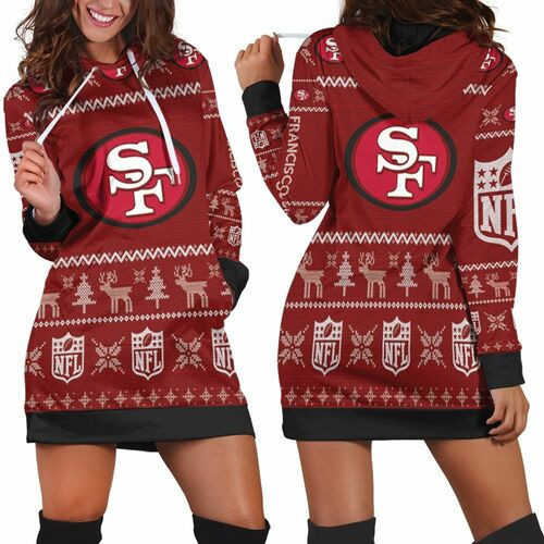 San Francisco 49ers Ugly Sweatshirt Christmas 3d Hoodie Dress Sweater Dress Sweatshirt Dress